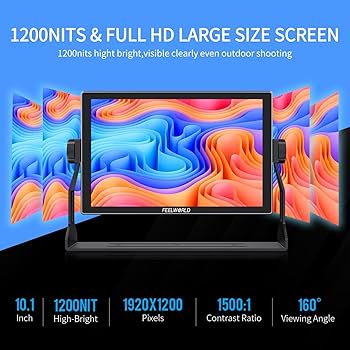 FEELWORLD T10 10.1インチDSLRカメラモニター3D LUT、H Amazon.com : FEELWORLD T10 10.1-Inch Camera Field Monitor